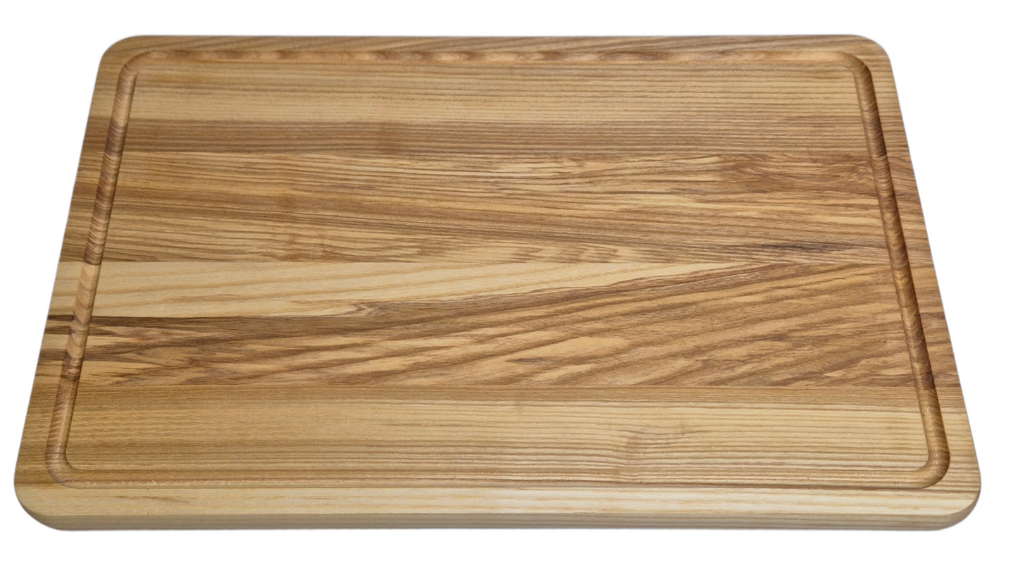 Schneidebrett Personalisiert Grill Kern-Esche mit Saftrille