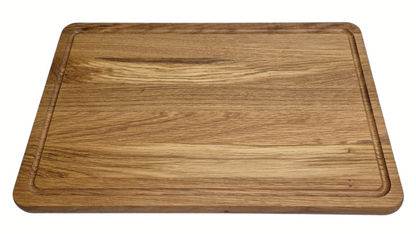 Schneidebrett personalisiert Grill Eiche mit Saftrille