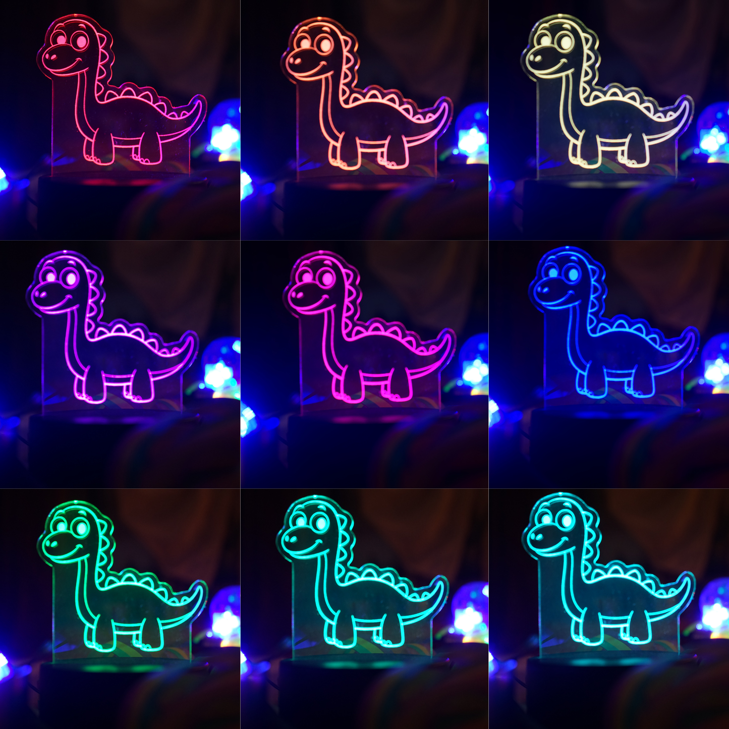 LED-Lampe Dino