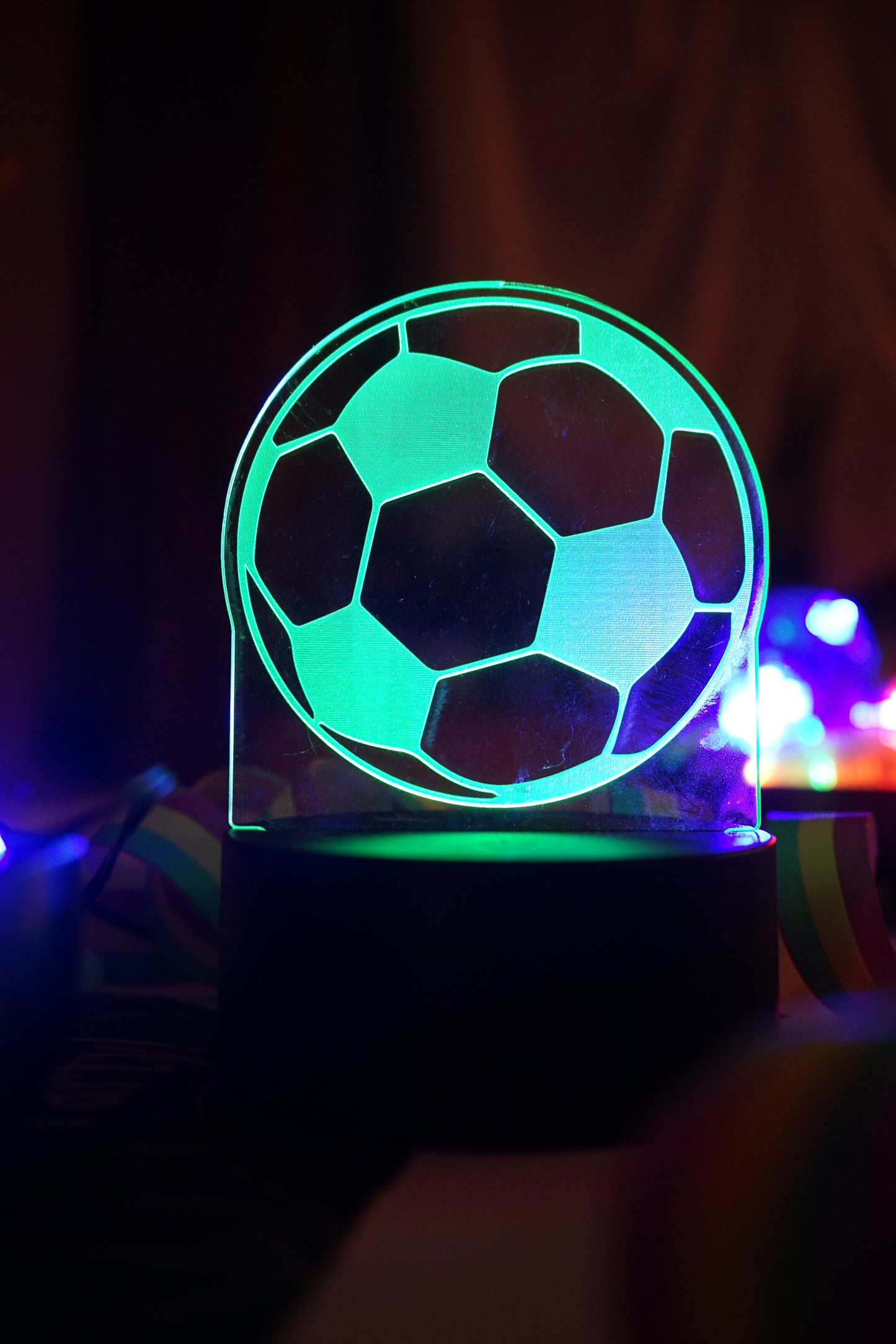 LED-Lampe Fußball