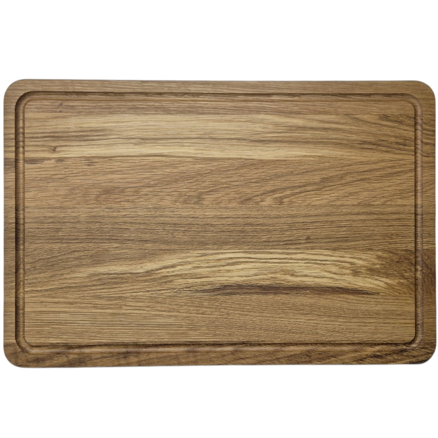 Schneidebrett personalisiert Grill Eiche mit Saftrille