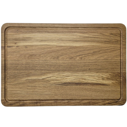 Schneidebrett personalisiert Grill Eiche mit Saftrille