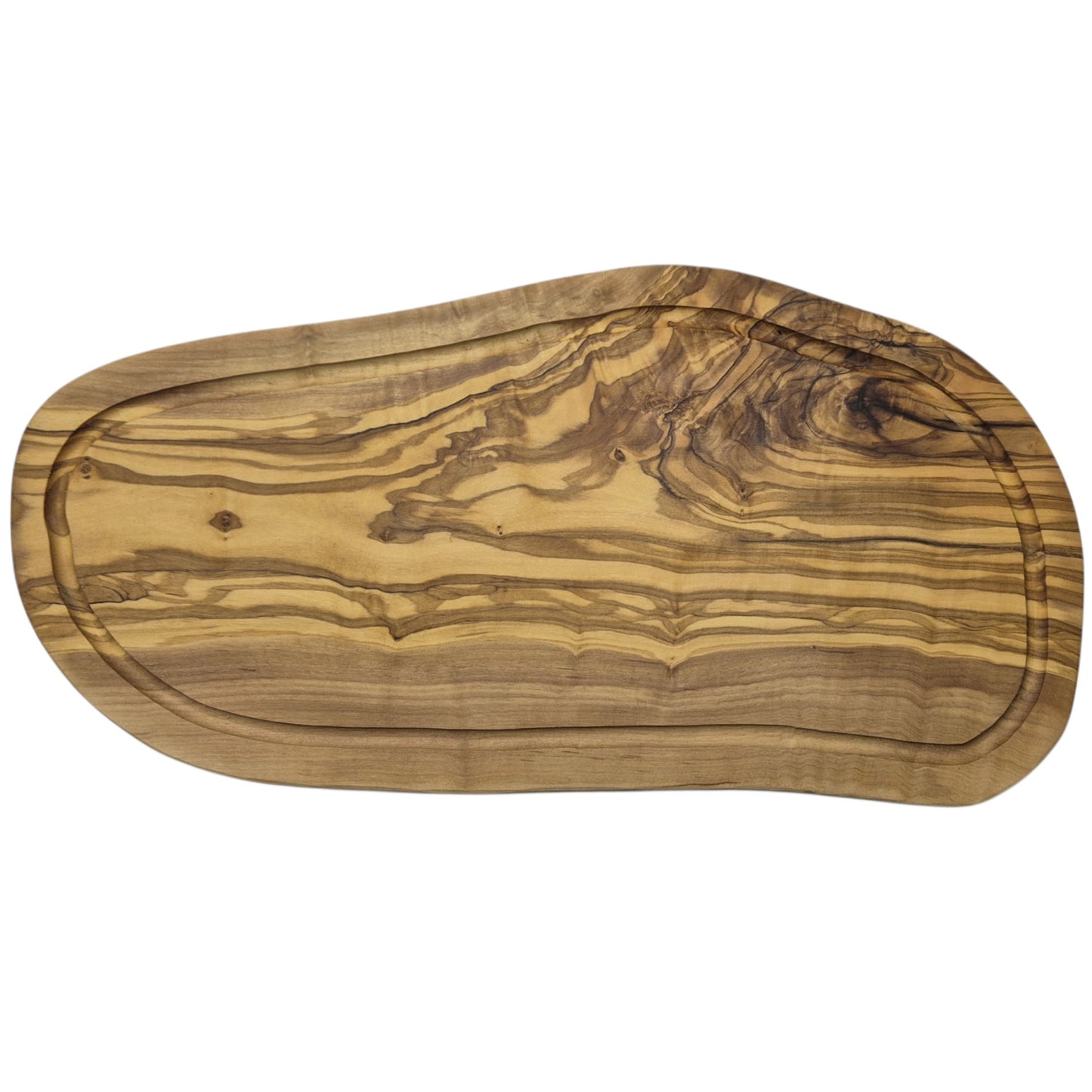 Schneidebrett personalisiert Paar Olive mit Saftrille