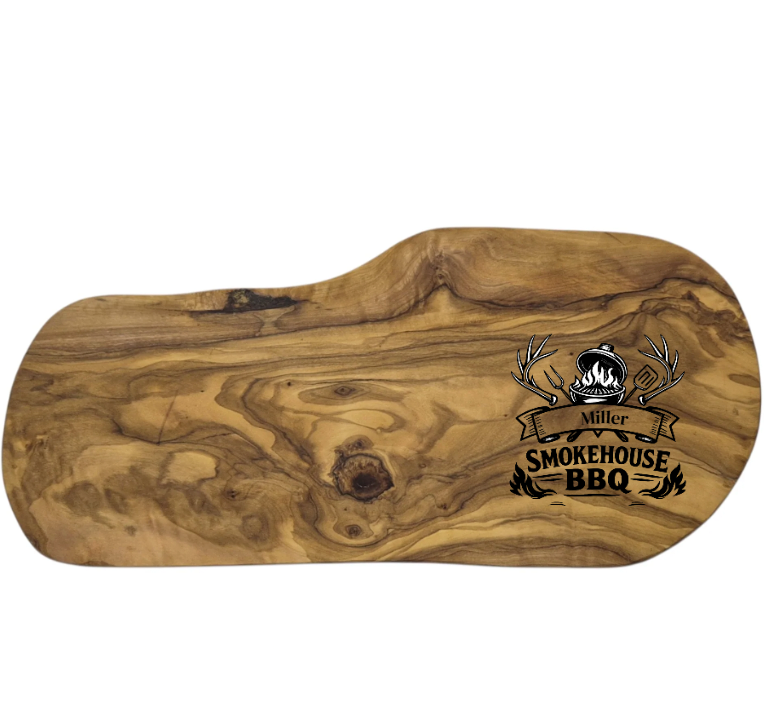 Schneidebrett personalisiert Grill Olive
